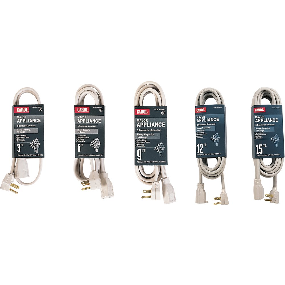 00439.63.17 - 14/3C MAJOR APPLIANCE CORDSET BEIGE, 300 Volt