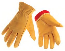 SP-GL140-L - Large Gloves, Deerskin Palm Split Leather