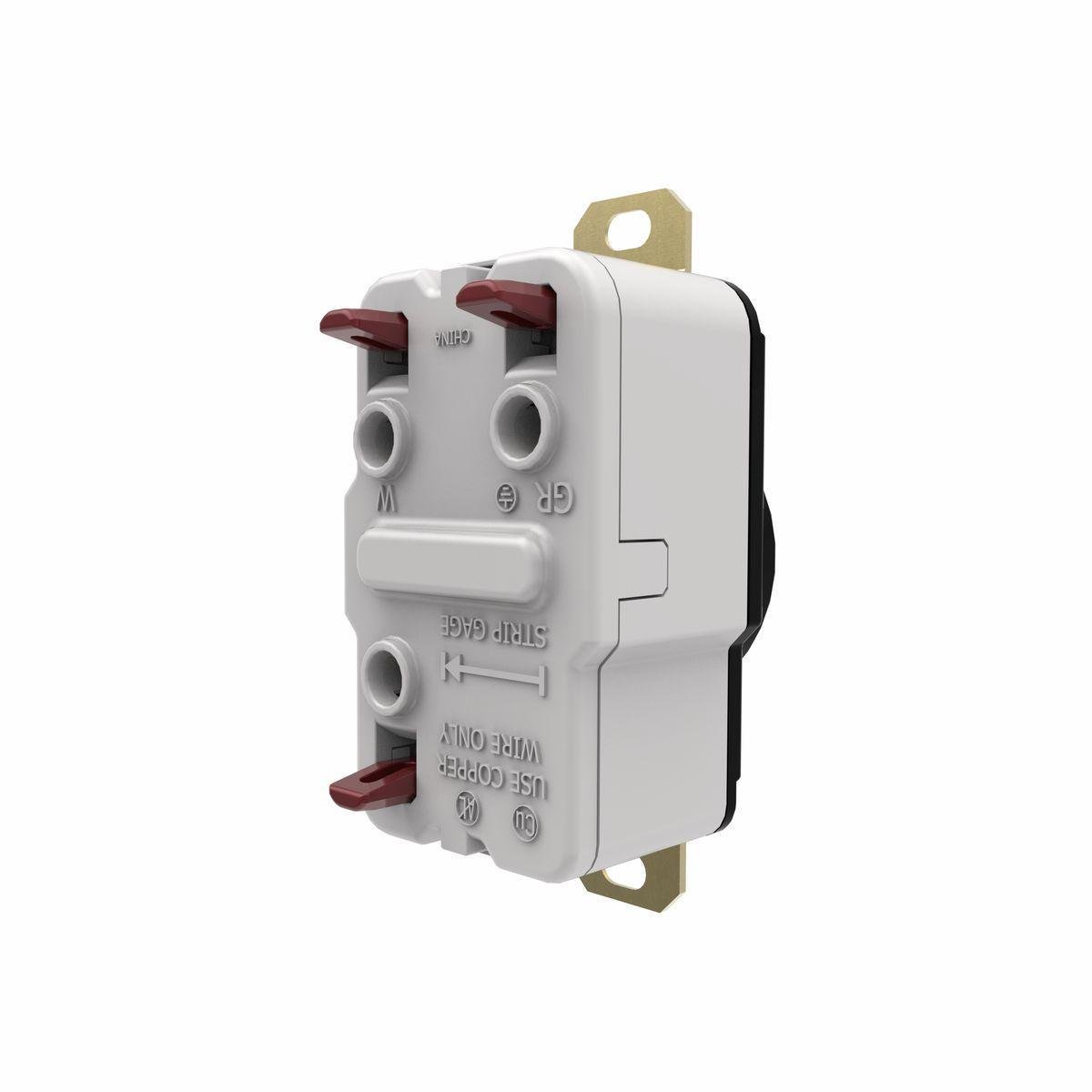 Picture of HBL2310ST - EdgeConnect™ Twist-Lock® Receptacle, 20A 125V, L5-20R, BK, with Spring Termination