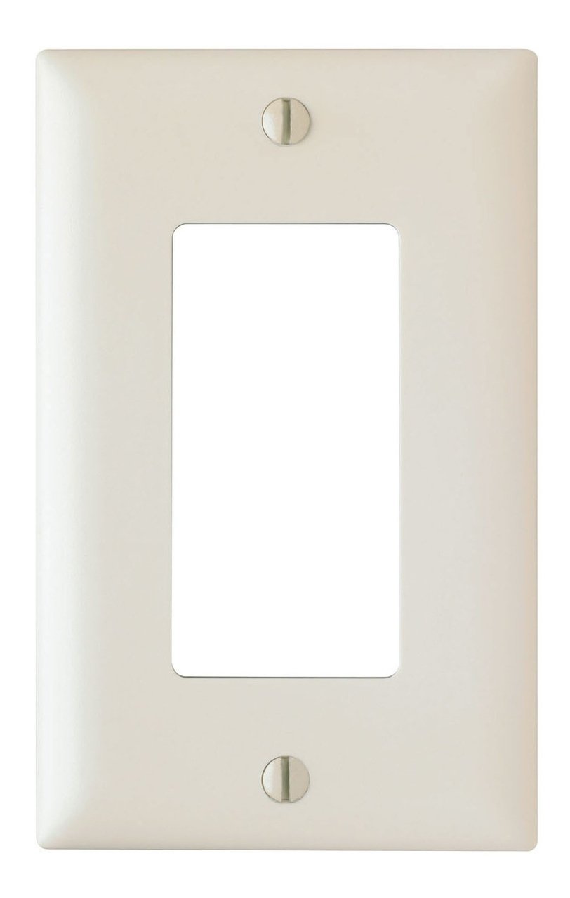 TP26-LA - TradeMaster® 1-Gang Nylon Wall Plate, 1 Decorator Opening, Light Almond