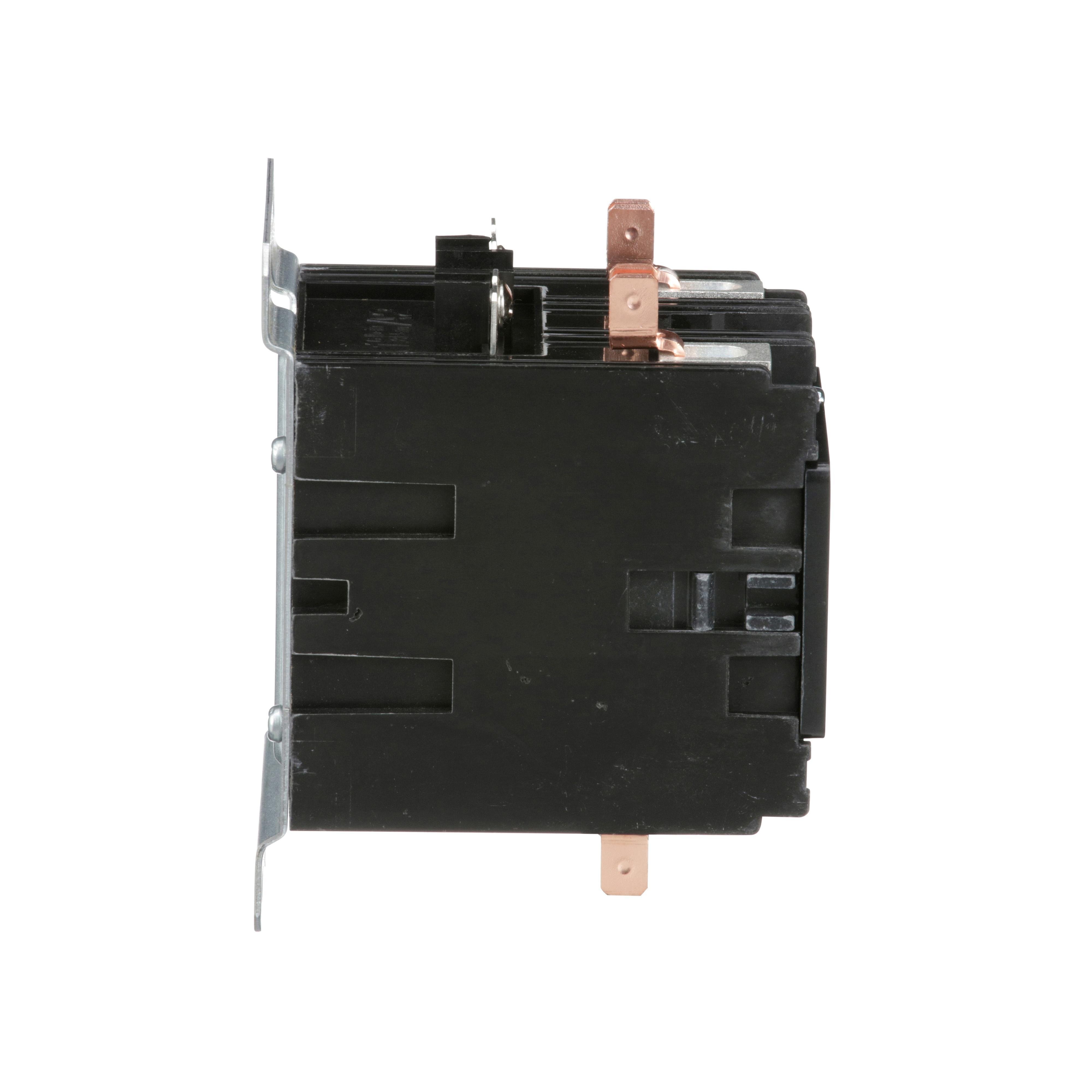 Picture of 8910DPA42V02 - Contactor, Definite Purpose, 40A, 2 pole, 7.5HP at 230VAC, 1 phase, 110/120VAC 50/60Hz coil, open