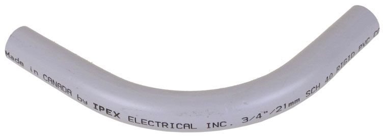 PVCEL075 - 3/4"x90D PVC STD ELBOW SPxSP SCH40 SCEPTER/KRALOY