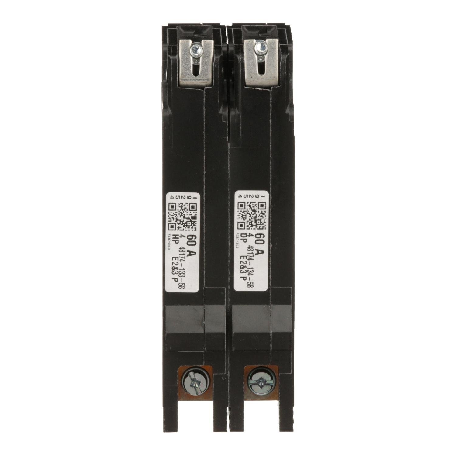 Picture of EGB24060 - Mini circuit breaker, E-Frame, 60A, 2 pole, 480Y/277VAC, 65kA max, bolt on [TAA]