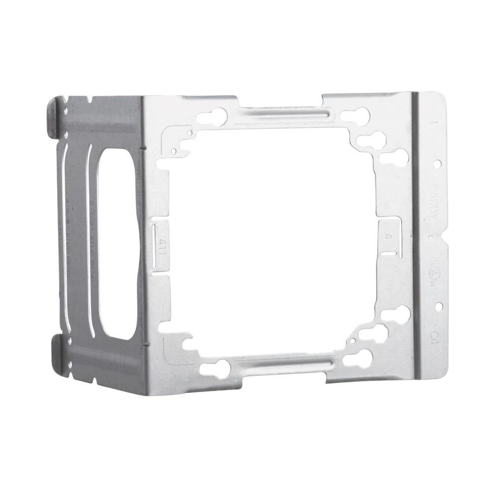 C4 - Electrical box bracket to stud, 2 1/2", 3 5/8", 4" wall depth, 3.89"