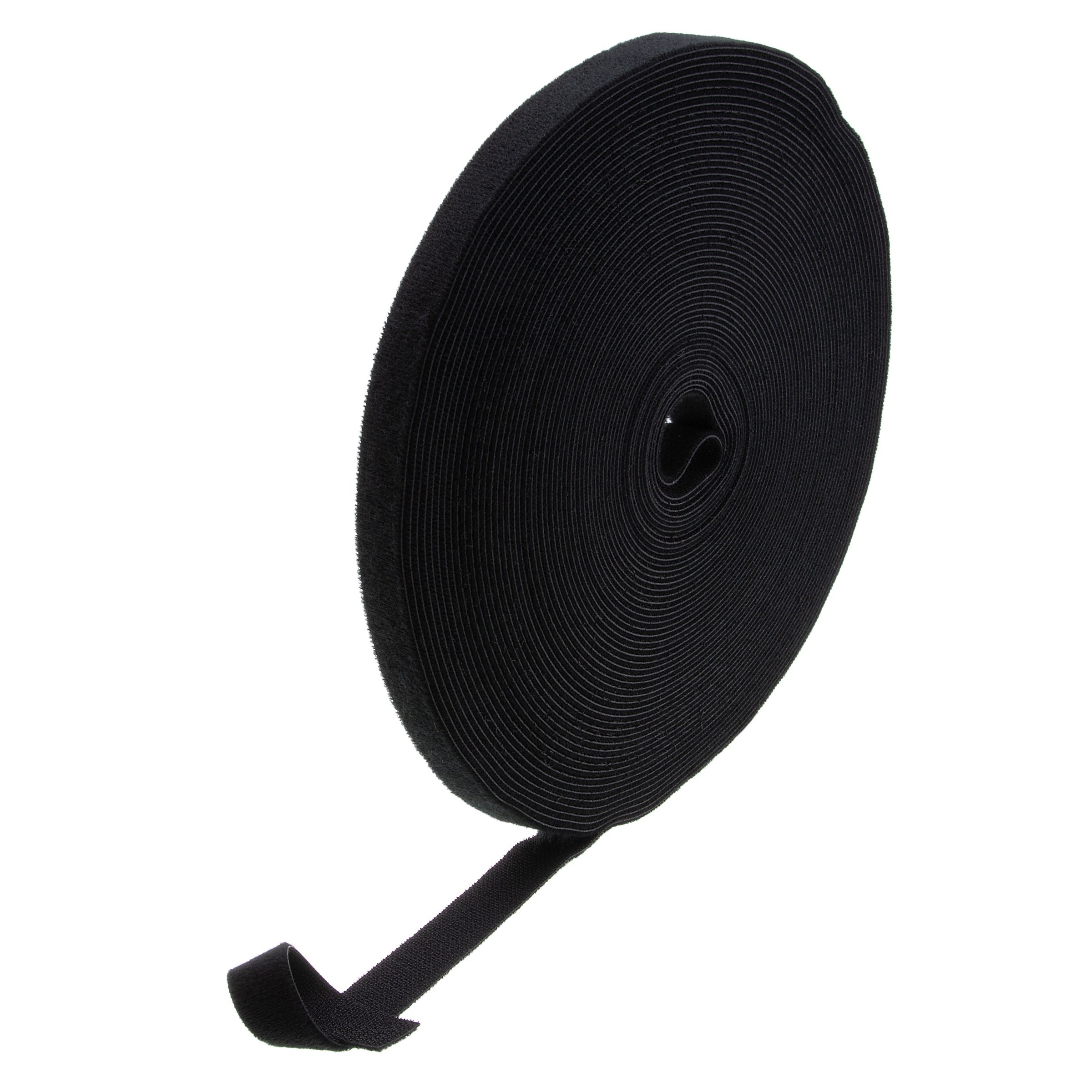 GRP-VR7575B - 75 Foot by 0.75 Inch Black Roll of Hook-and-Loop Mounting