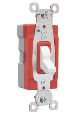 PT20AC3-W - PlugTail® Three-Way 20A Toggle Switch, White