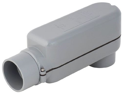 MADISON EZLB200 2" 3PC PVC CONDUIT LB W/GSKT & COVER