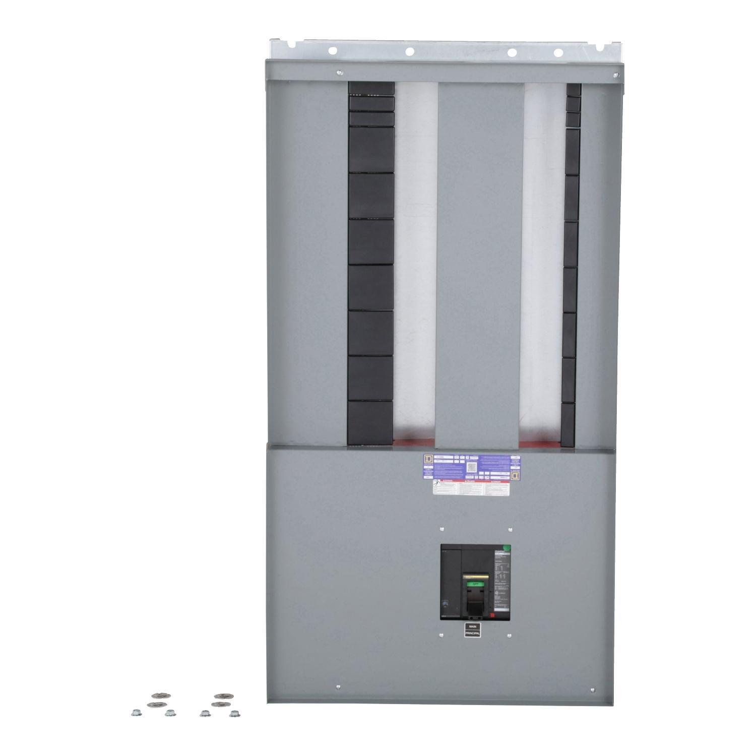 HCP36866M - Interior, I-Line Panelboard, HCP, 600A, w/main breaker, 72in CB space, for 42in W x 86in H x 9.5in D box, Al bus