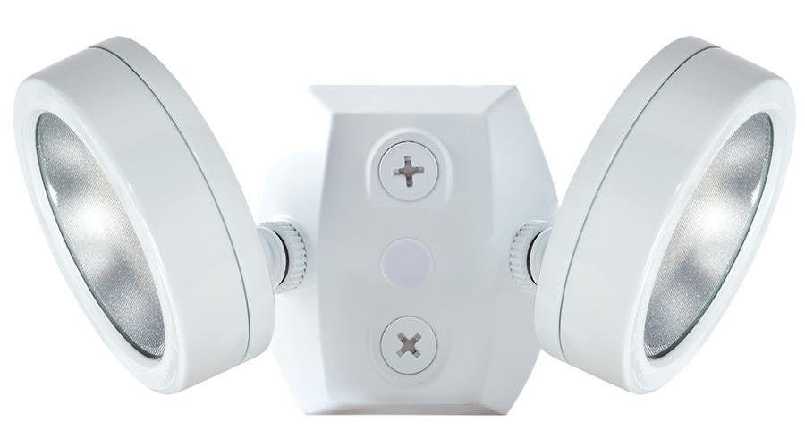 LES2X13NW - LESLIE BULLET FLOOD 2X13W LED 120V 4000K 80 CRI WHITE