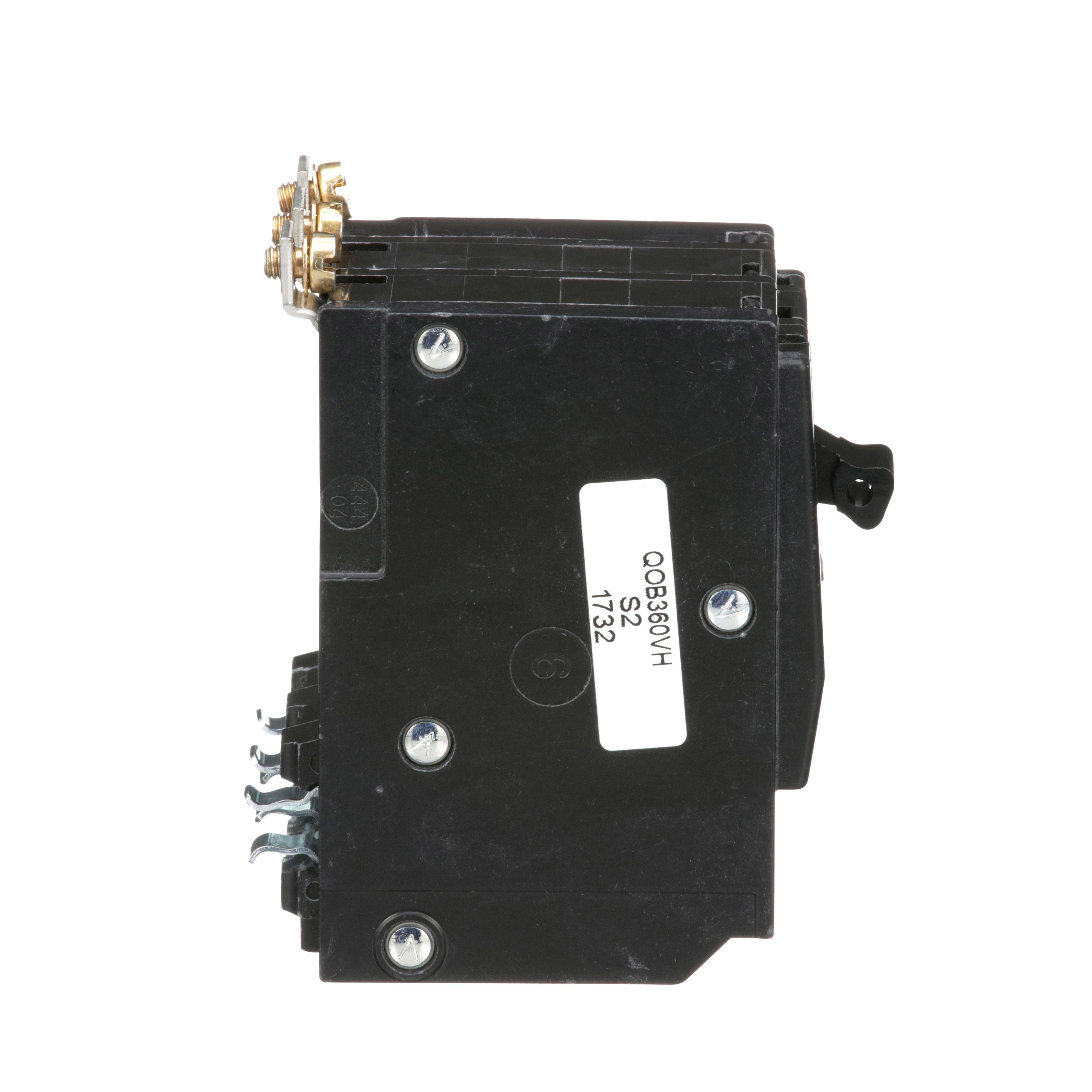 Picture of QOB360VH - Mini circuit breaker, QO, 60A, 3 pole, 120/240VAC, 22kA, bolt on