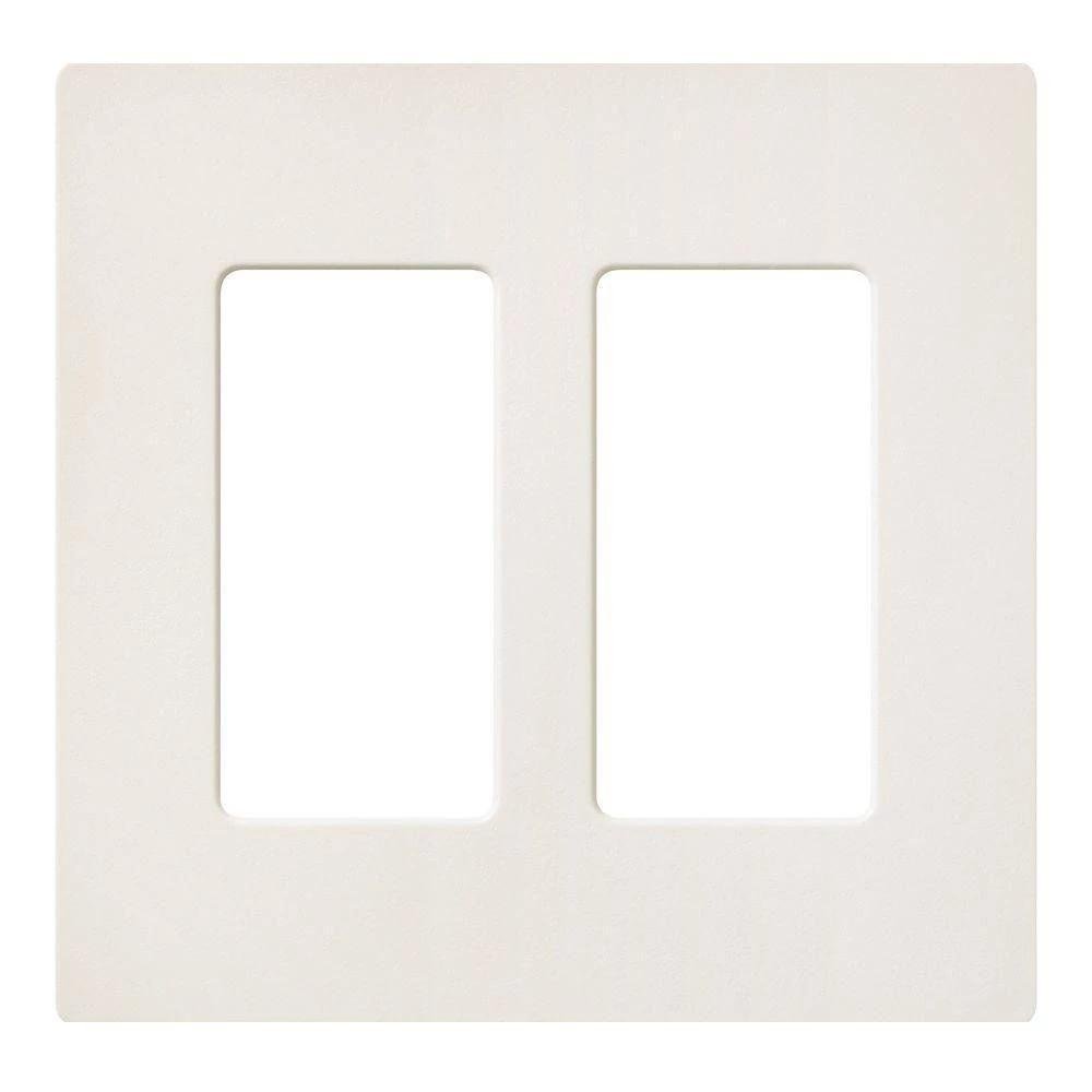 SC-2-BI - SATIN COLOR 2-GANG WALLPLATE BISCUIT