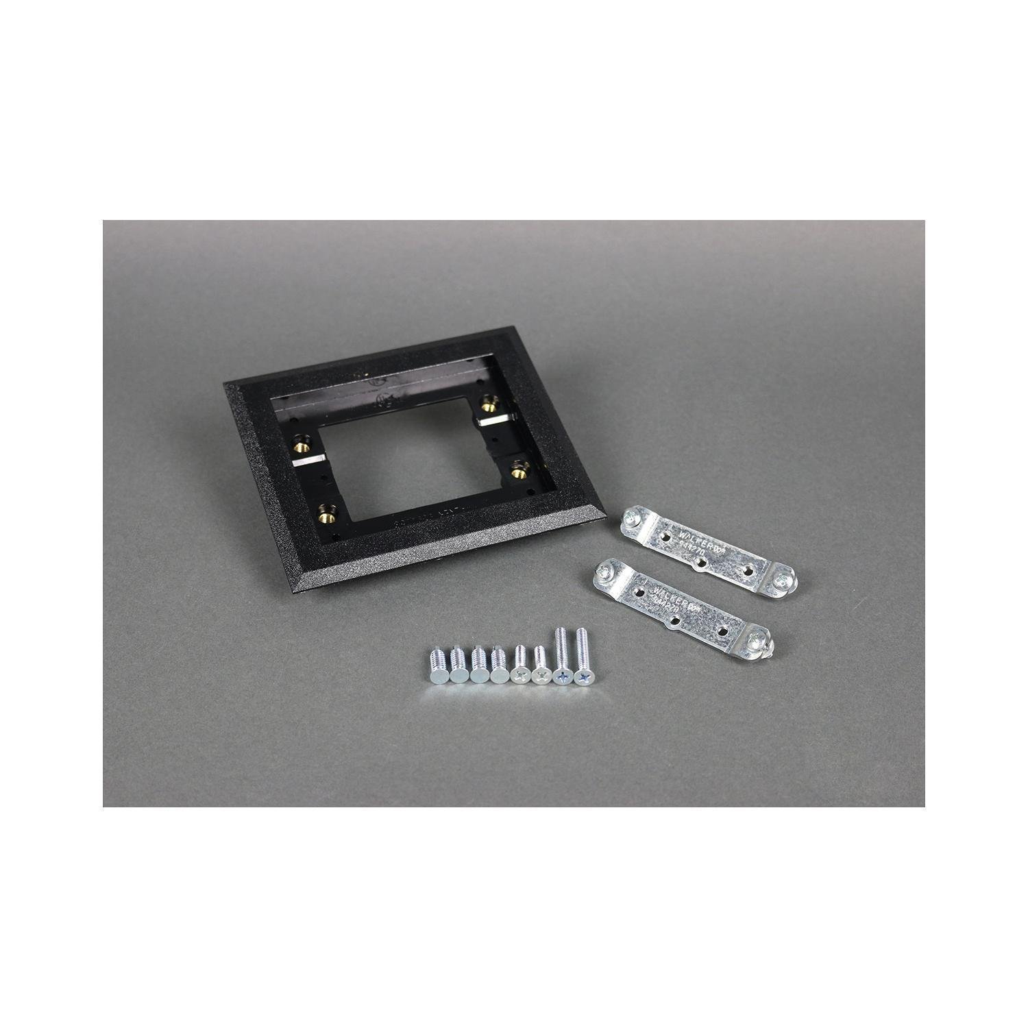 817PCC-BLK - Omnibox® Single Gang Rectangular Black Plastic Carpet Flange