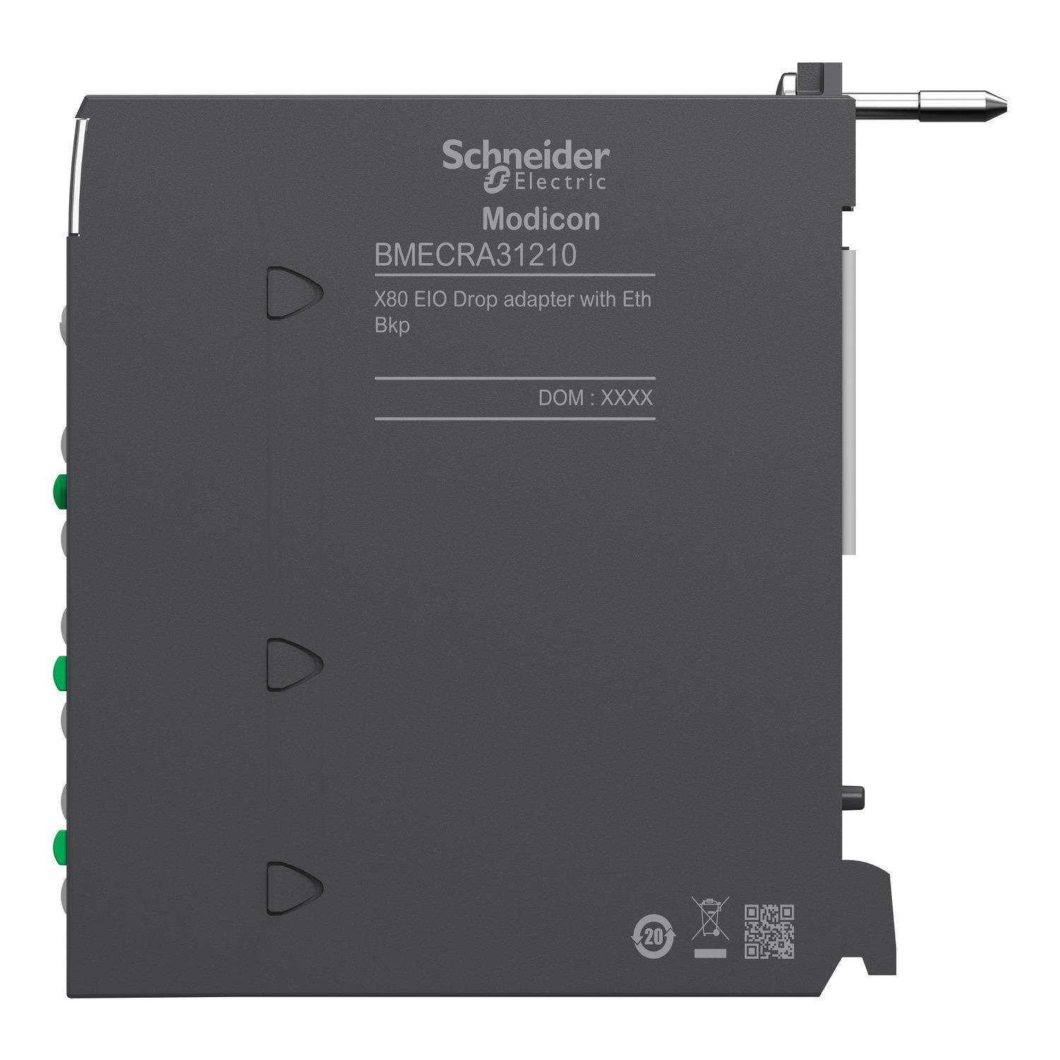Picture of BMECRA31210 - EIO drop adapter, Modicon X80, with Ethernet backplane