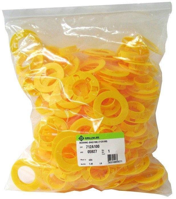 50059270 - 100 Bushings for Pre-Punched Hole or 1-11/32"(34.1 mm) Diameter Hole Punched by 710