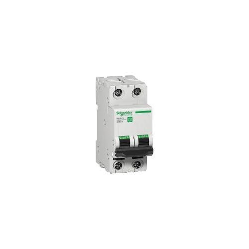 Picture of M9F22203 - Miniature circuit breaker (MCB), Multi9 C60SP, 2P, 3A, C curve, 10kA (UL1077), 10kA (IEC/EN 60947-2)