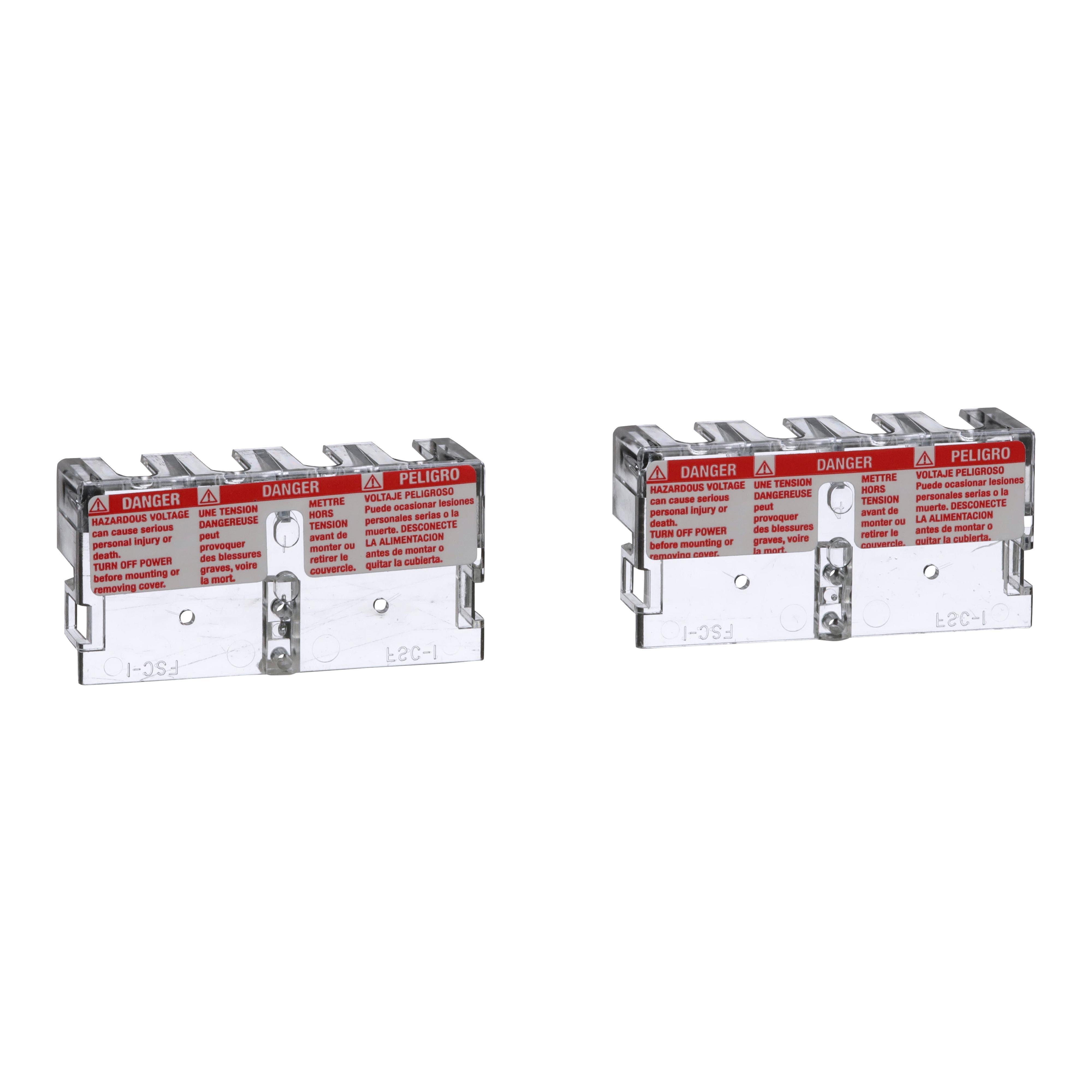 9070FSC1 - Transformer accessory, TF, terminal cover, T25 to T200, 2 covers per kit