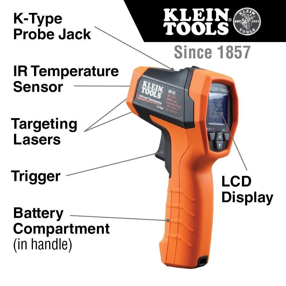 Picture of IR10 - Dual-Laser Infrared Thermometer, 20:1