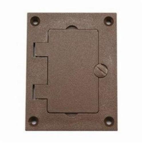 Picture of 828PRGFI-BLK - Omnibox® Rectangular Black Plastic GFI Cover Plate