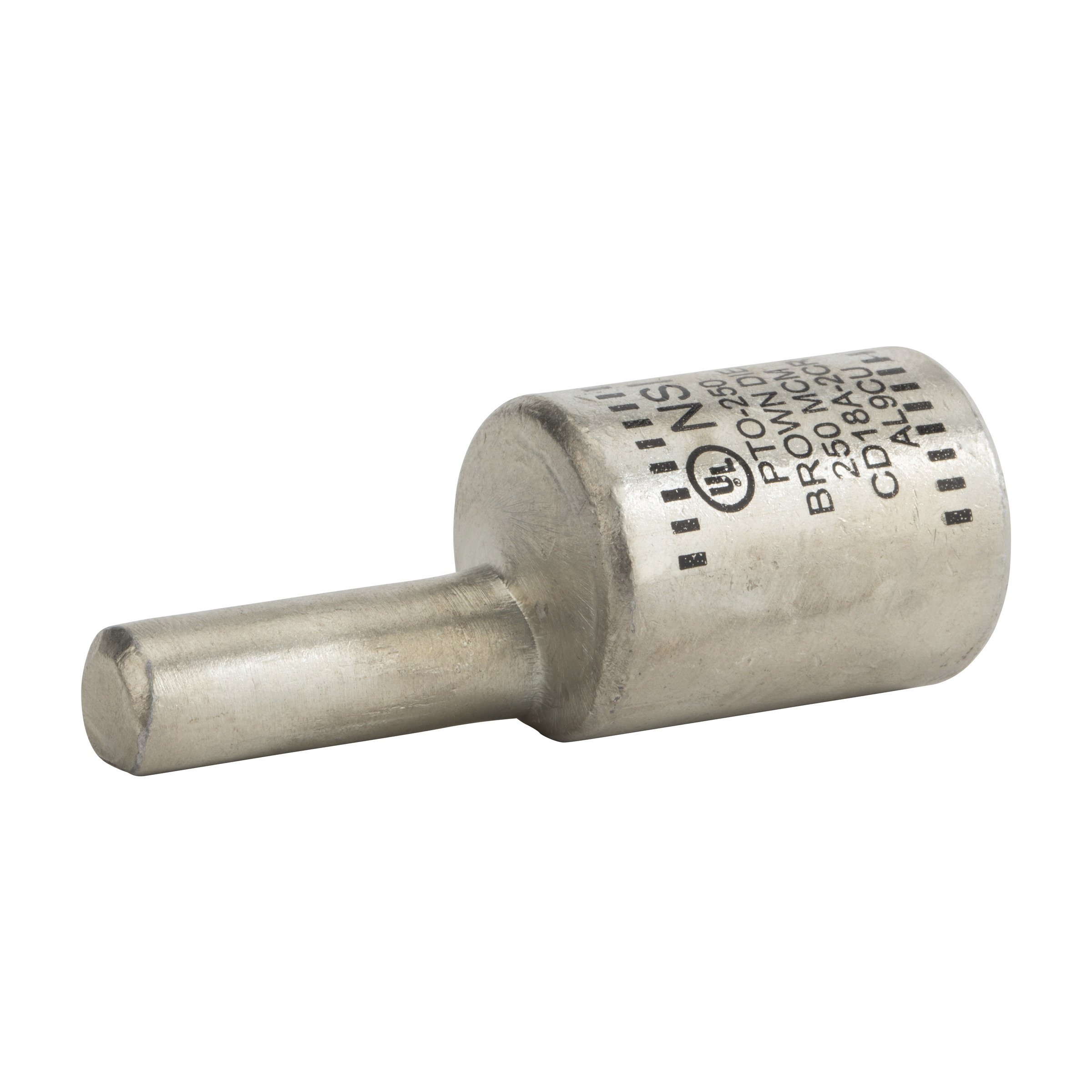 PTO-250 - Aluminum Pin Terminal Al Pin OS 250 MCM