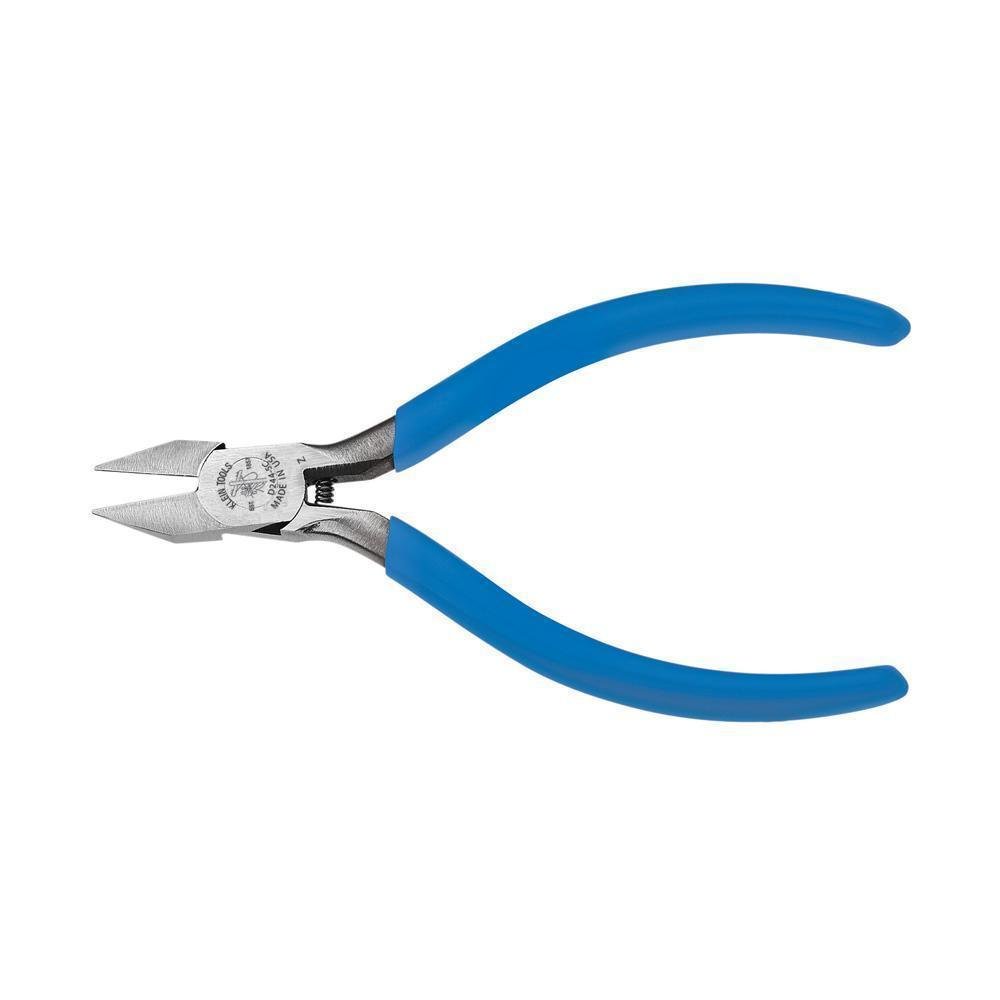 D244-5C - Diagonal Cutting Pliers, Electronics, Pointed Nose, Narrow Jaw, 5-Inch