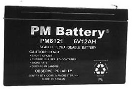 SP6-12T1 - Battery, 6V 12AH