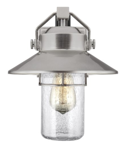 OL13900PBS - Sean Lavin, Outdoor Wall Lantern Transitional Style , 1 Bulb, 9x10.75"