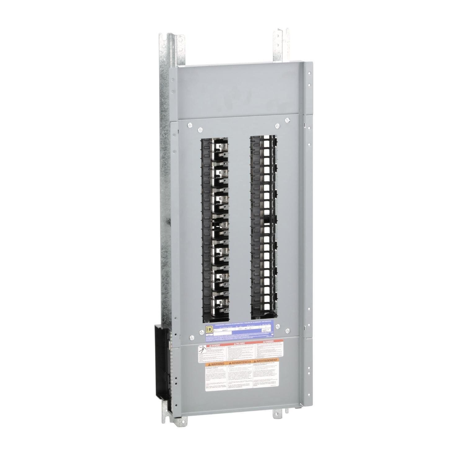 Picture of NQ442L2C - Panelboard interior, NQ, main lugs, 225A, Cu bus, 42 pole spaces, 3 phase, 4 wire, 240VAC, 48VDC