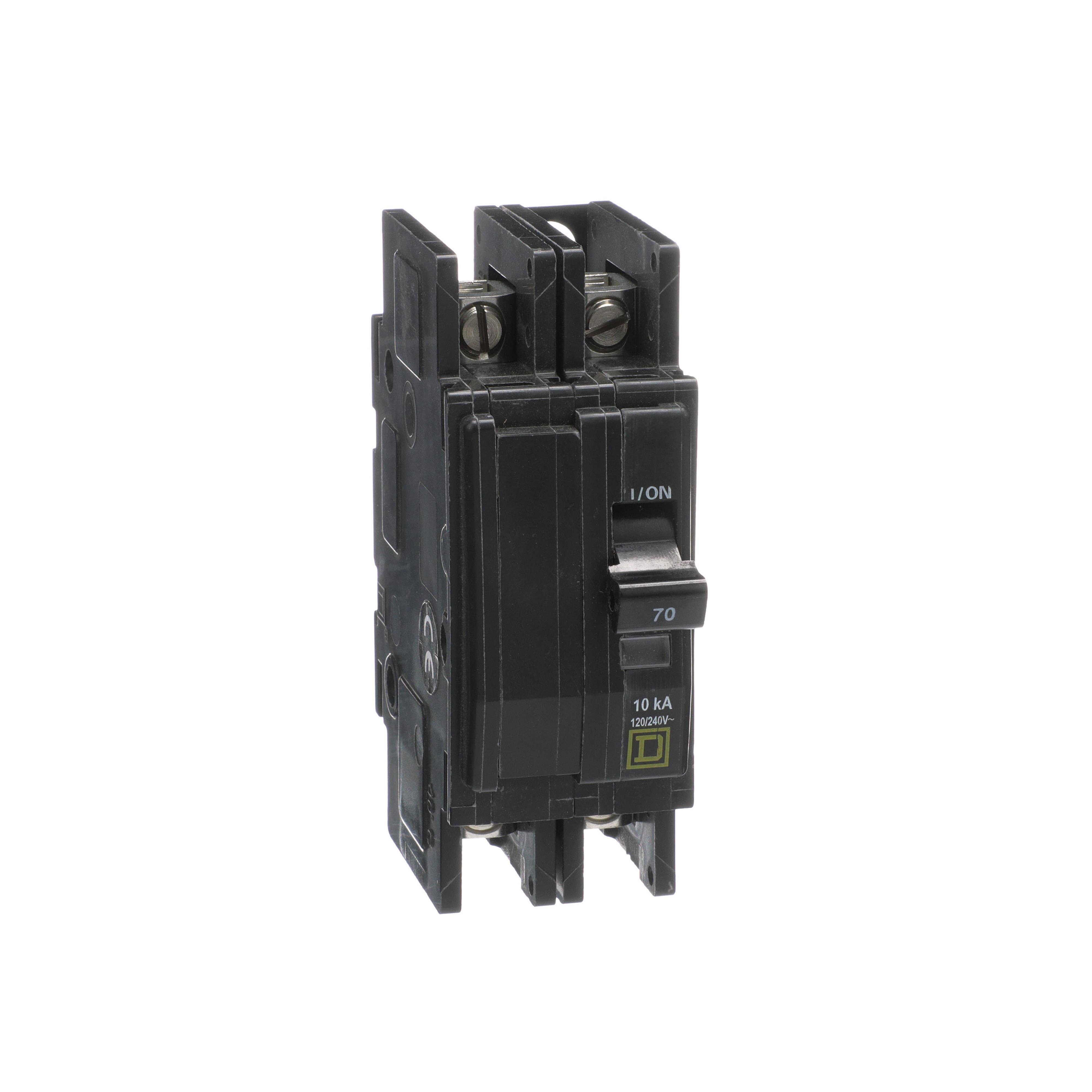 QOU270 - Mini circuit breaker, QOU, 70A, 2 pole, 120/240 VAC, 10kA