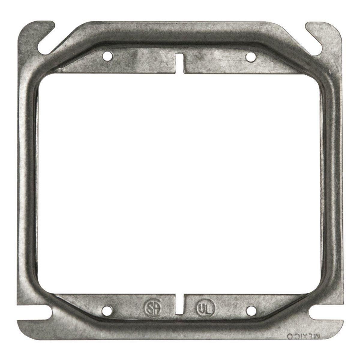 Picture of 769 - 4 in. Square Cover, 2-Device, 5/8 in. Raised