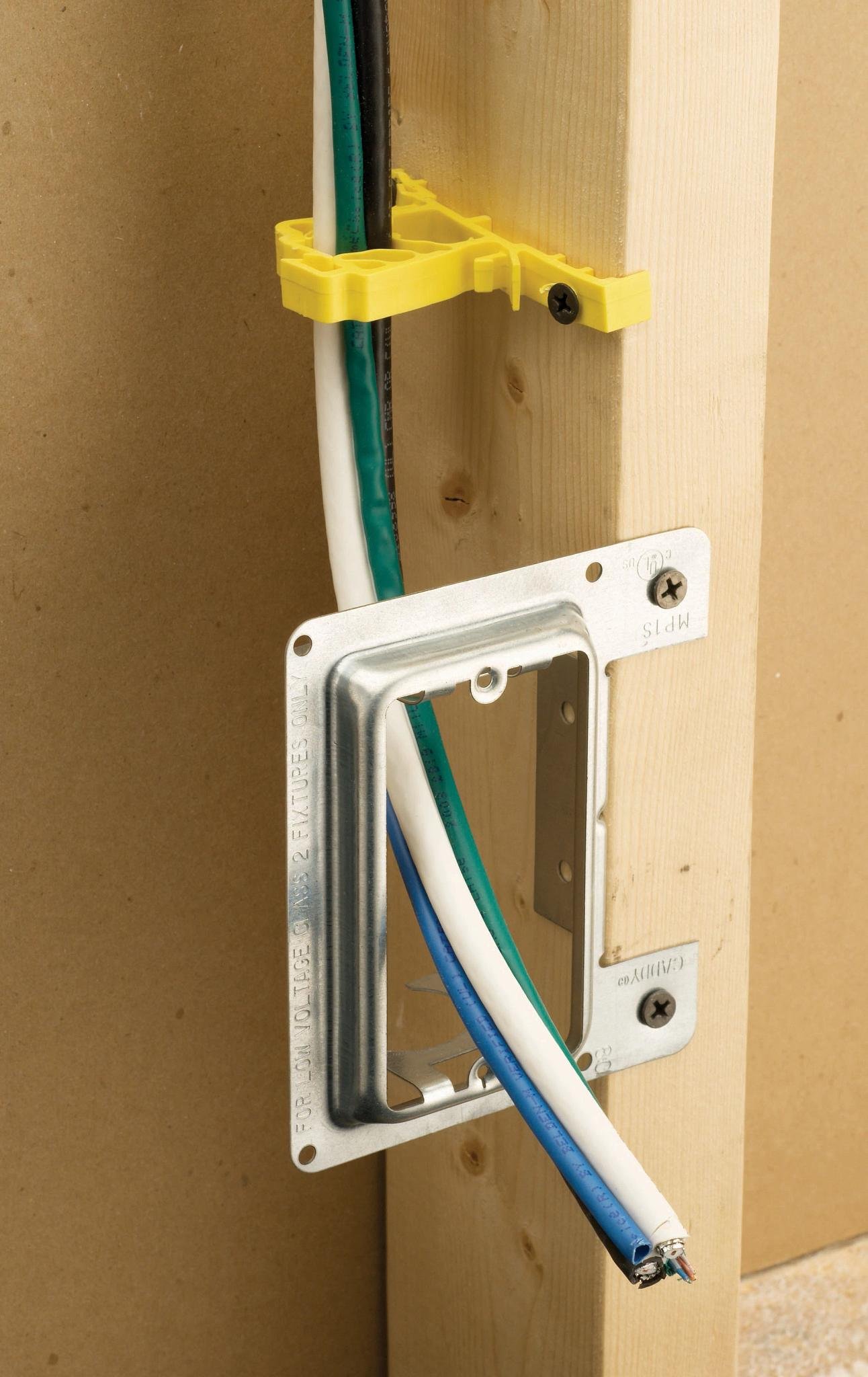 Picture of MP2S - Low Voltage Mounting Plate for New Construction, 2 Gang