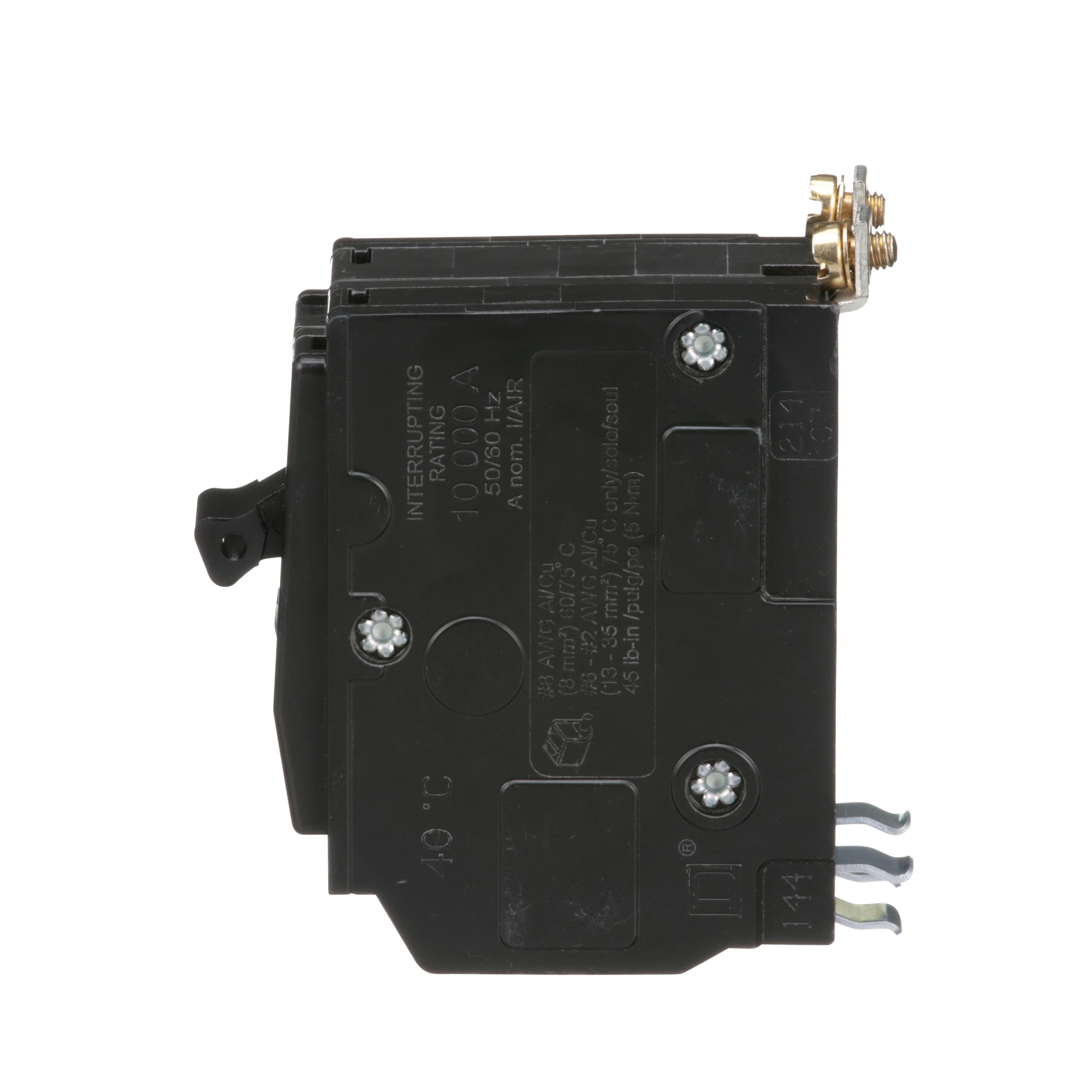 Picture of QOB270 - Mini circuit breaker, QO, 70A, 2 pole, 120/240VAC, 10kA, bolt on
