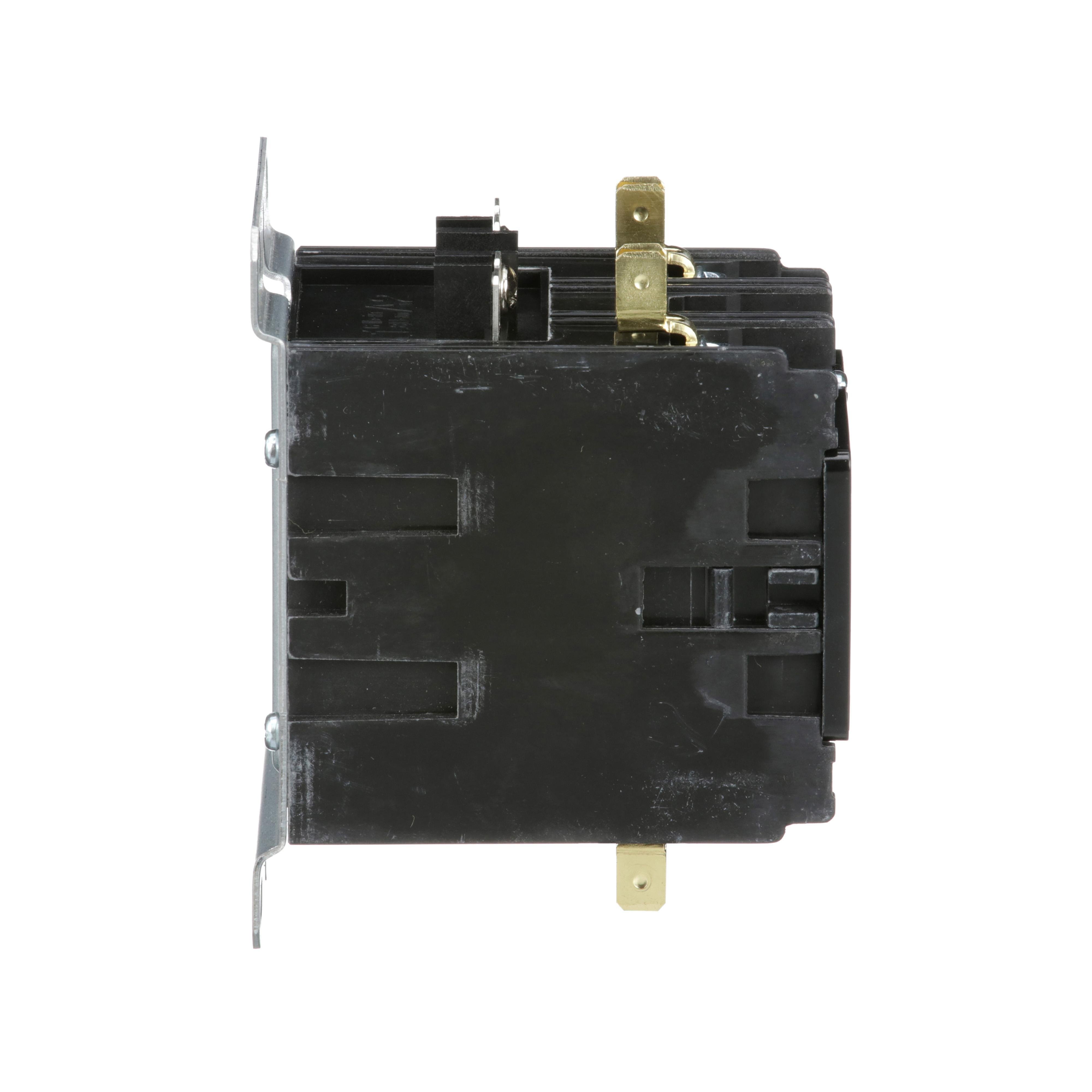 Picture of 8910DPA32V04 - Contactor, Definite Purpose, 30A, 2 pole, 5HP at 230VAC, 1 phase, 277VAC 60Hz coil, open
