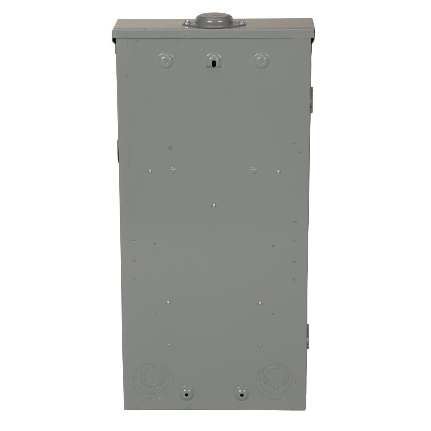 Picture of QO1816M150FTRB - Load center, QO, 1 phase, 8 spaces, 16 circuits, 150A convertible main breaker, NEMA3R, feedthru lugs