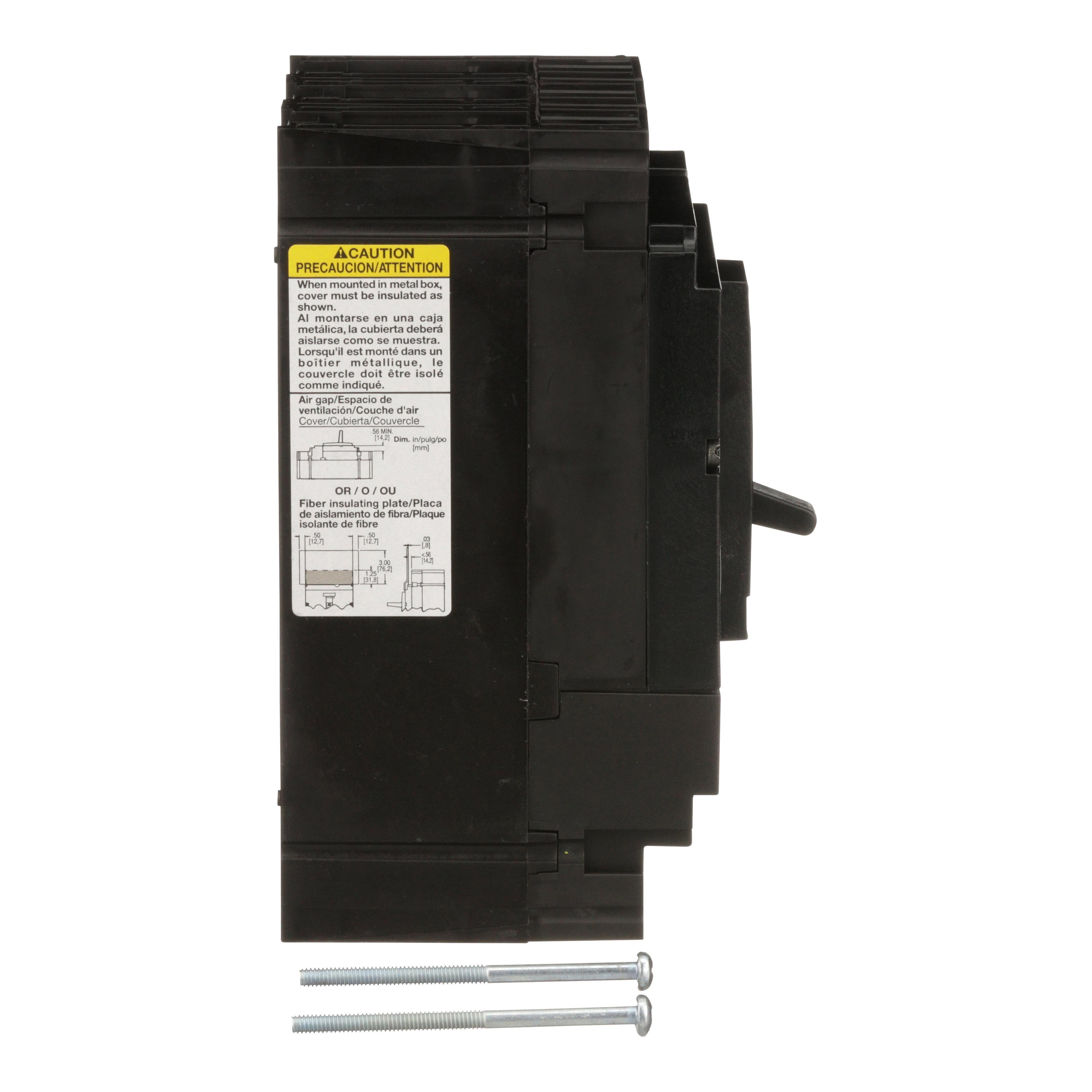 Picture of HLL36000S15 - Automatic switch, PowerPacT H, 150A, 3 pole, 600VAC, 50kA, lugs, magnetic