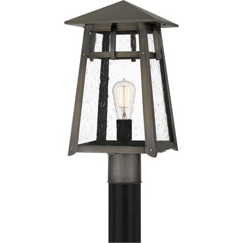 MRL9009BBR - Merle Outdoor post 1 light burnished bronze