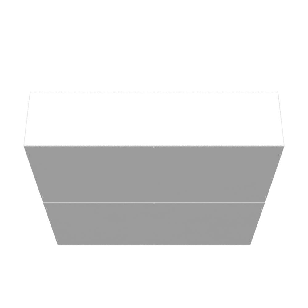 Picture of 484812-SC1-NK - 48x12x48 Screw Cover Type 1 UL Listed Steel No Knockouts ANSI 61 Gray Cover With Teardrop Slots Mounting Holes In Back