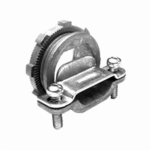 Picture of 650-DC2 - Connector, Strap, Two Screw, Zinc Die Cast, Oval Cable, Size K.O. 1/2 Inch