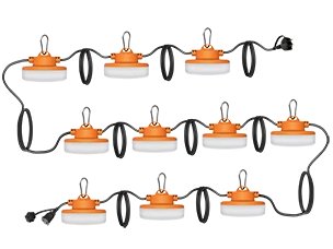 STRING34-100 - RAB 100' Stringer34 Temporary LED String Light - 130 W - 5000K - 16,000 Lumens - 120V