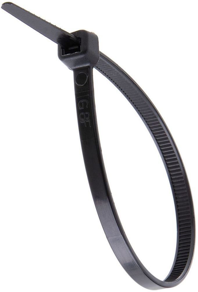 GRP-7500X - NSI GRP-7500 Cable Tie Black 7.5" 50Lb (100Pk)