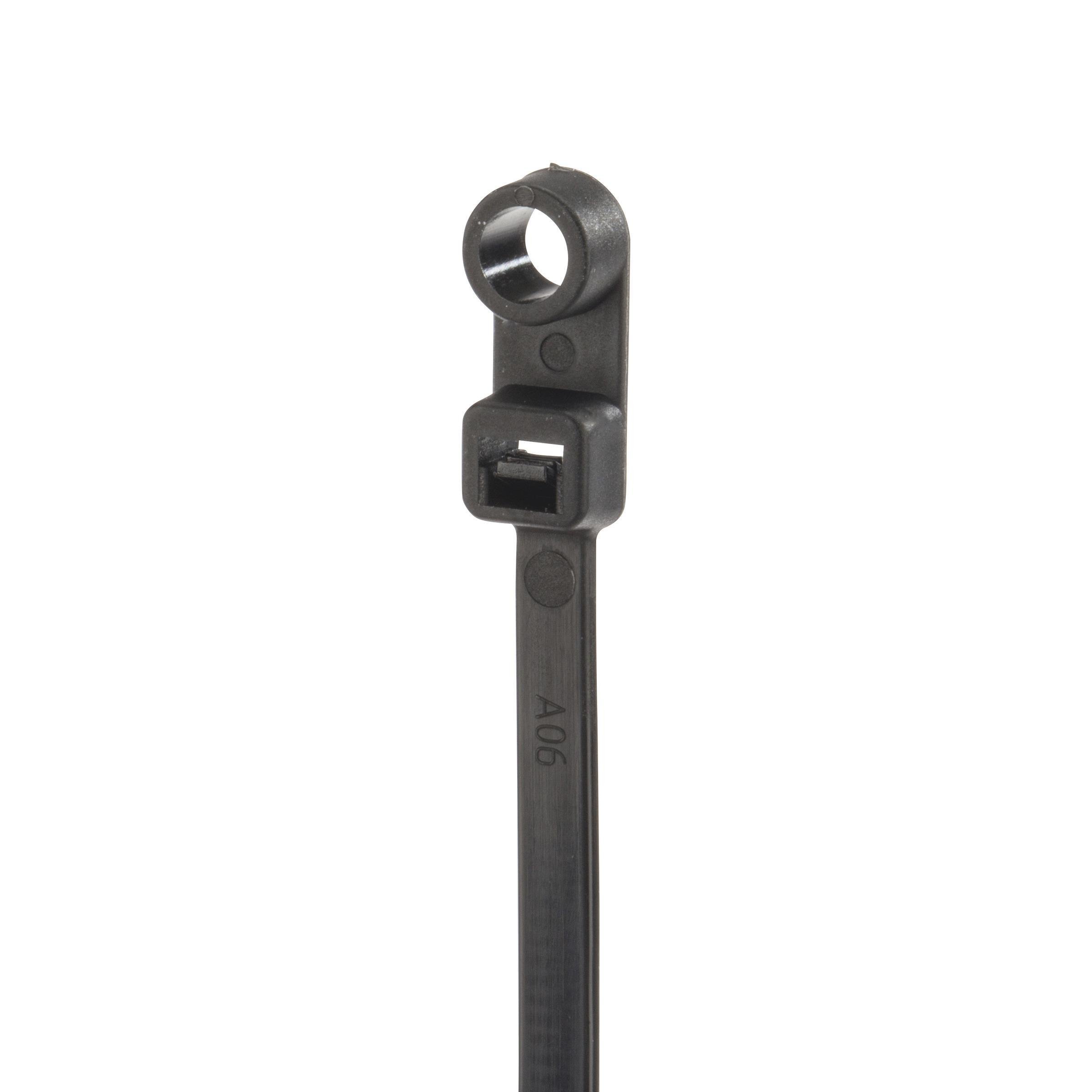 5300MH - Cable Tie Black Mtg Hd 30lb 100