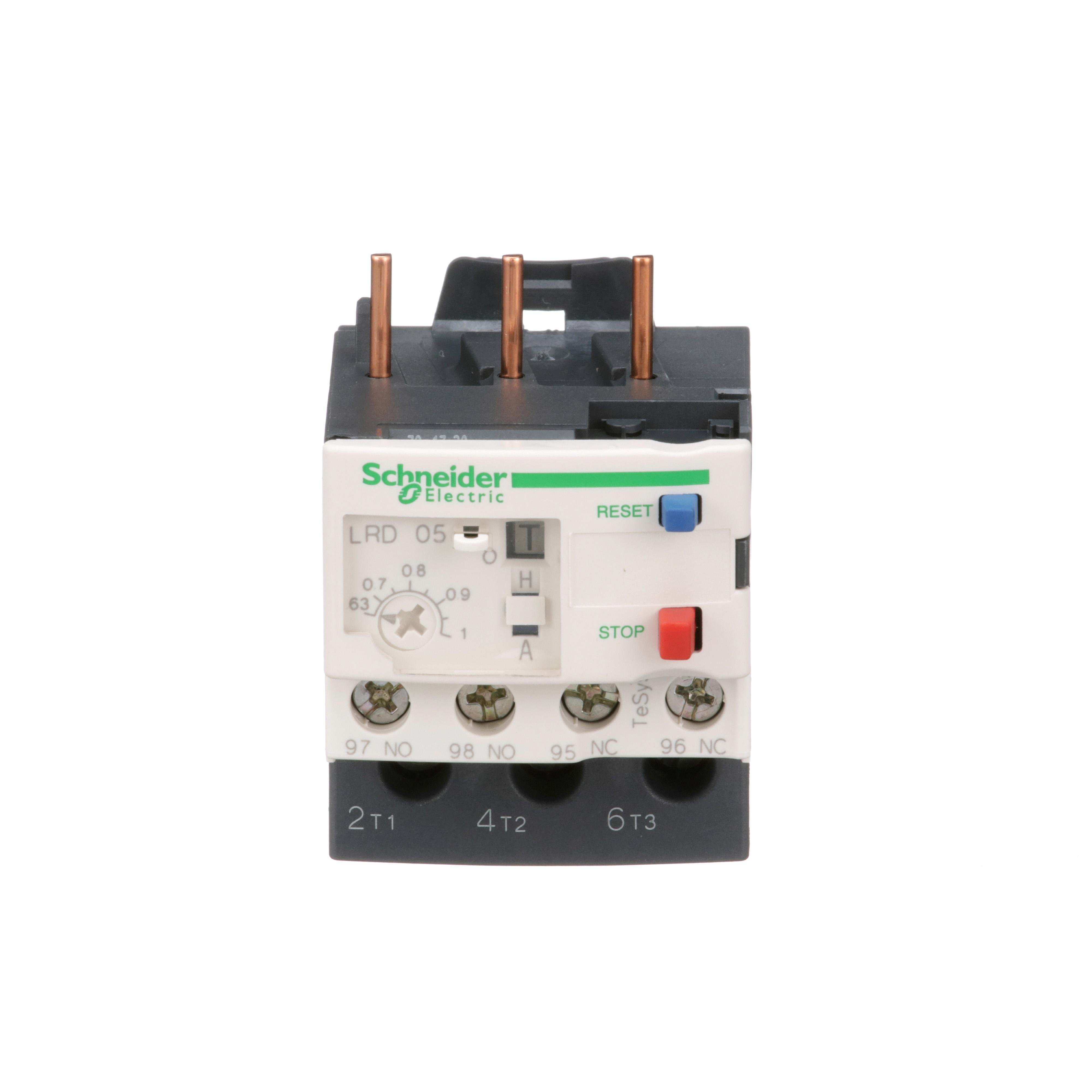 LRD05 - TeSys Deca, thermal overload relay, 0.63 to 1 A, class 10A