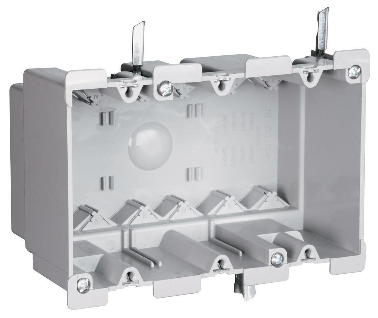 S3-52-W - Old Work Switch and Outlet Box with Quick/Click