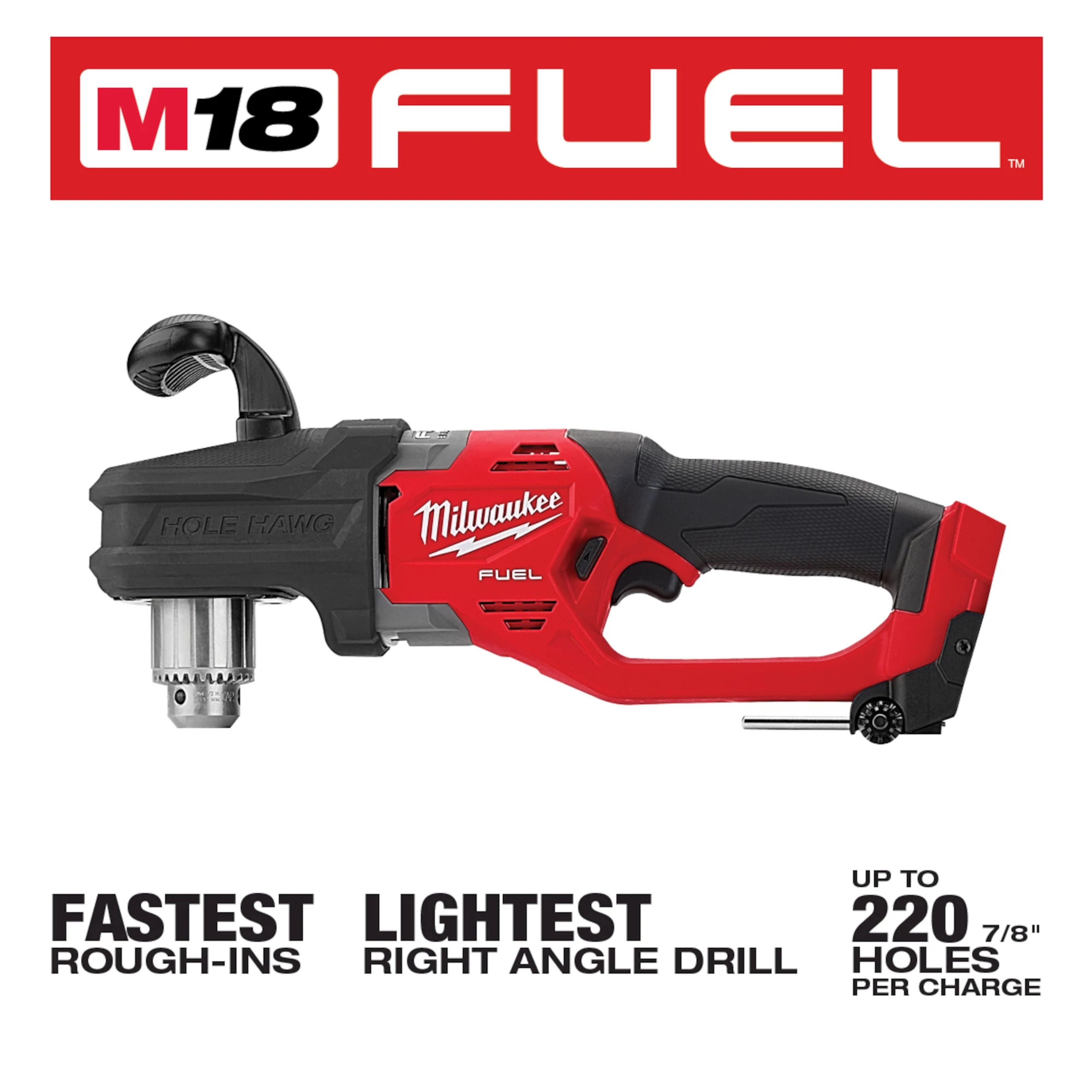 Picture of 2807-20 - M18 FUEL™ HOLE HAWG™ 1/2 in. Right Angle Drill