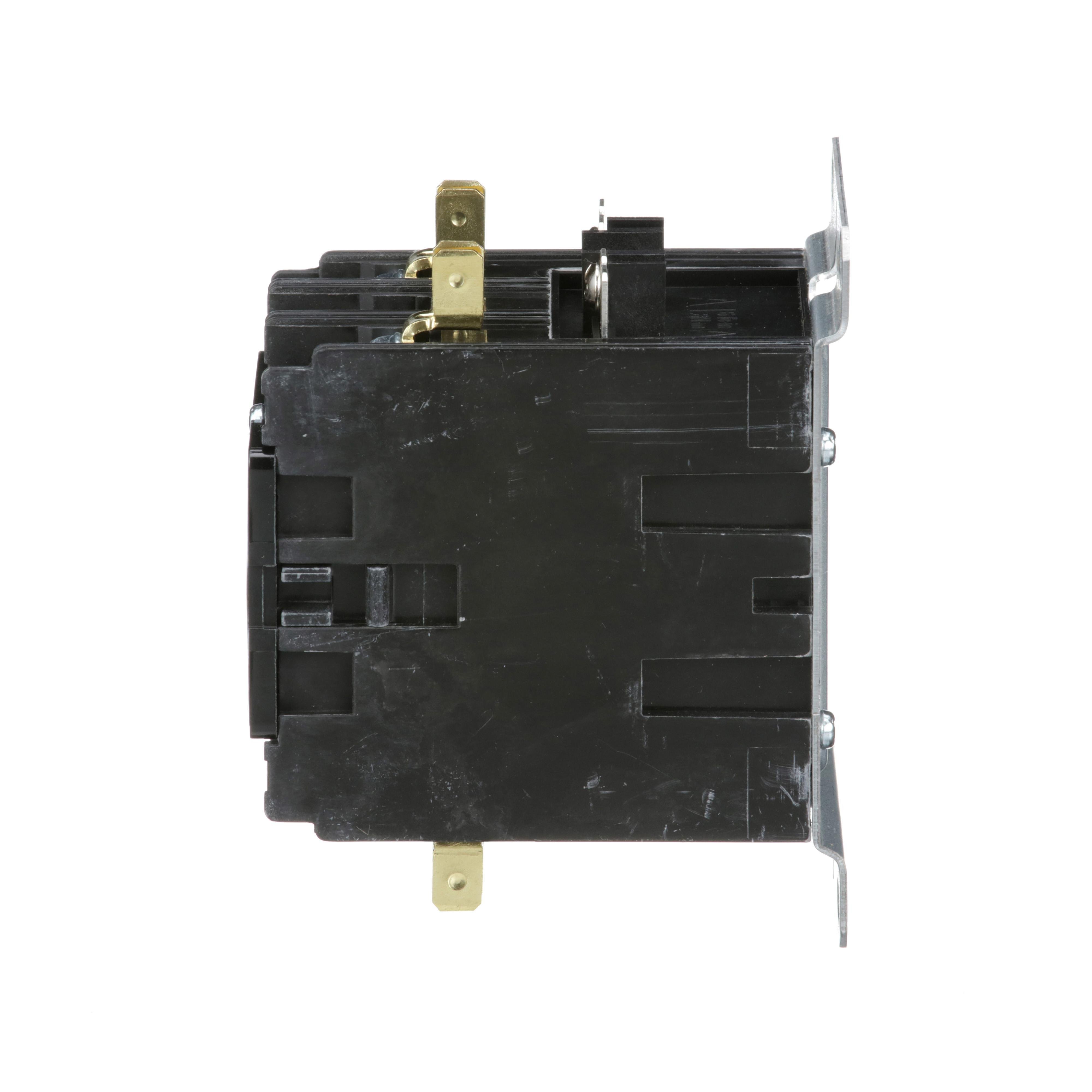 Picture of 8910DPA32V04 - Contactor, Definite Purpose, 30A, 2 pole, 5HP at 230VAC, 1 phase, 277VAC 60Hz coil, open