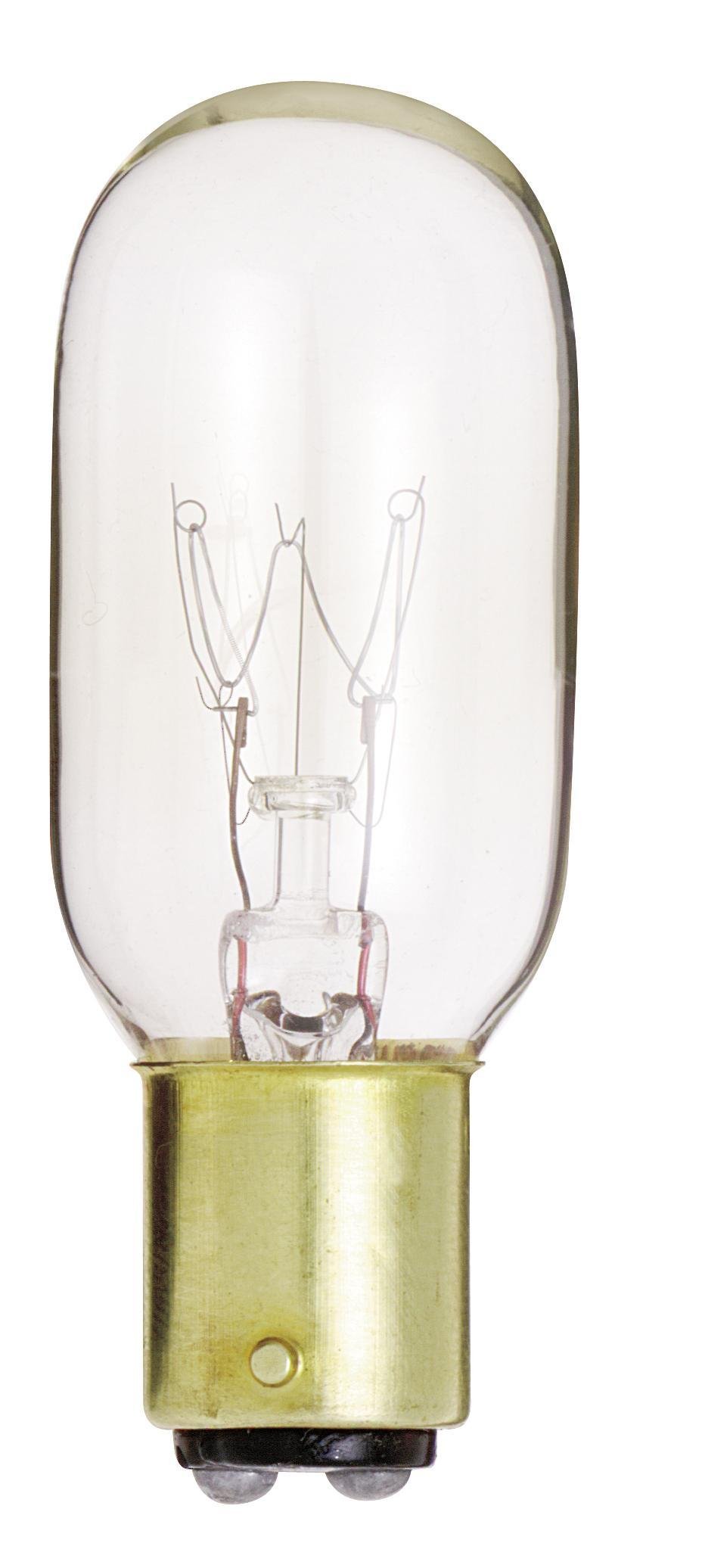 S3906 - 15 Watt T7 Incandescent - Clear - 2500 Average rated hours - 95 Lumens - DC Bay base - 130 Volt