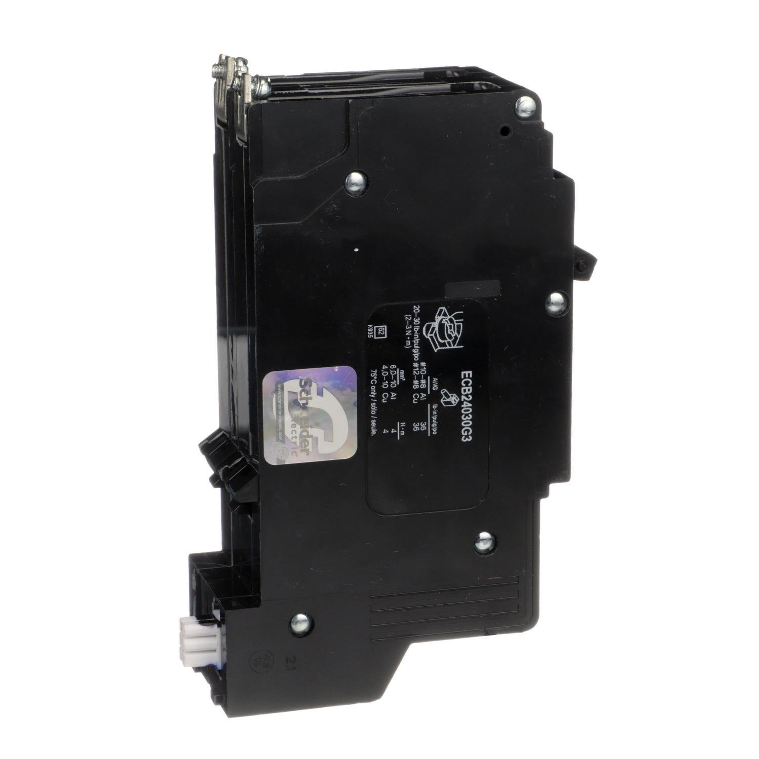 ECB24030G3 - Circuit Breaker, PowerLink™, 30A, 2 pole, 480Y/277VAC, 14kA, remotely operated, bolt on mount [TAA]