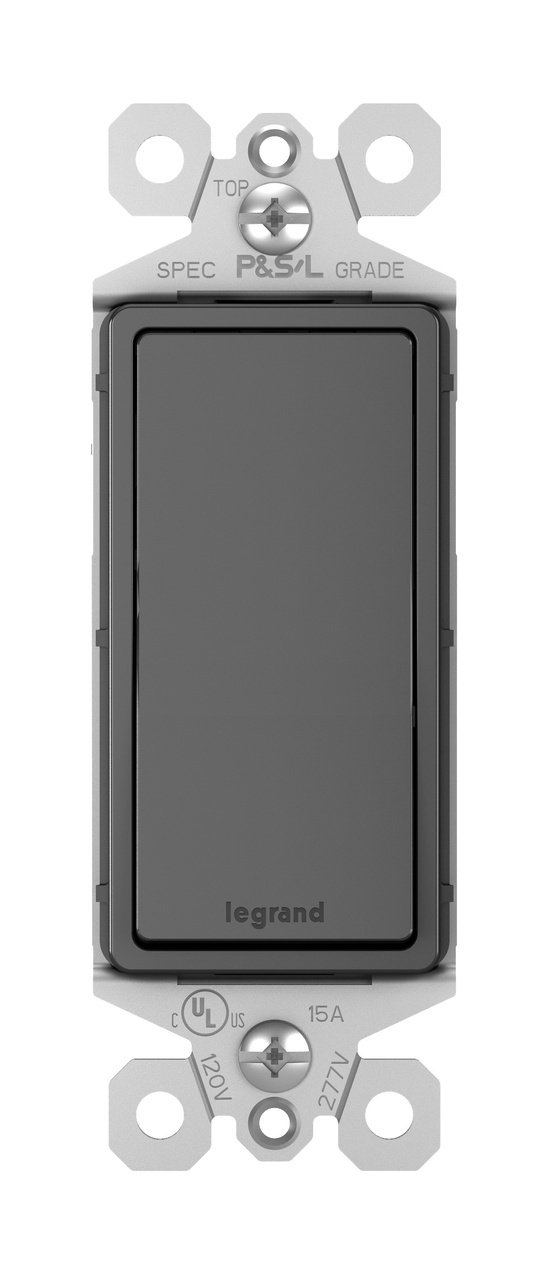 Picture of TM873-BK - radiant® 15A 3-Way Switch, Black