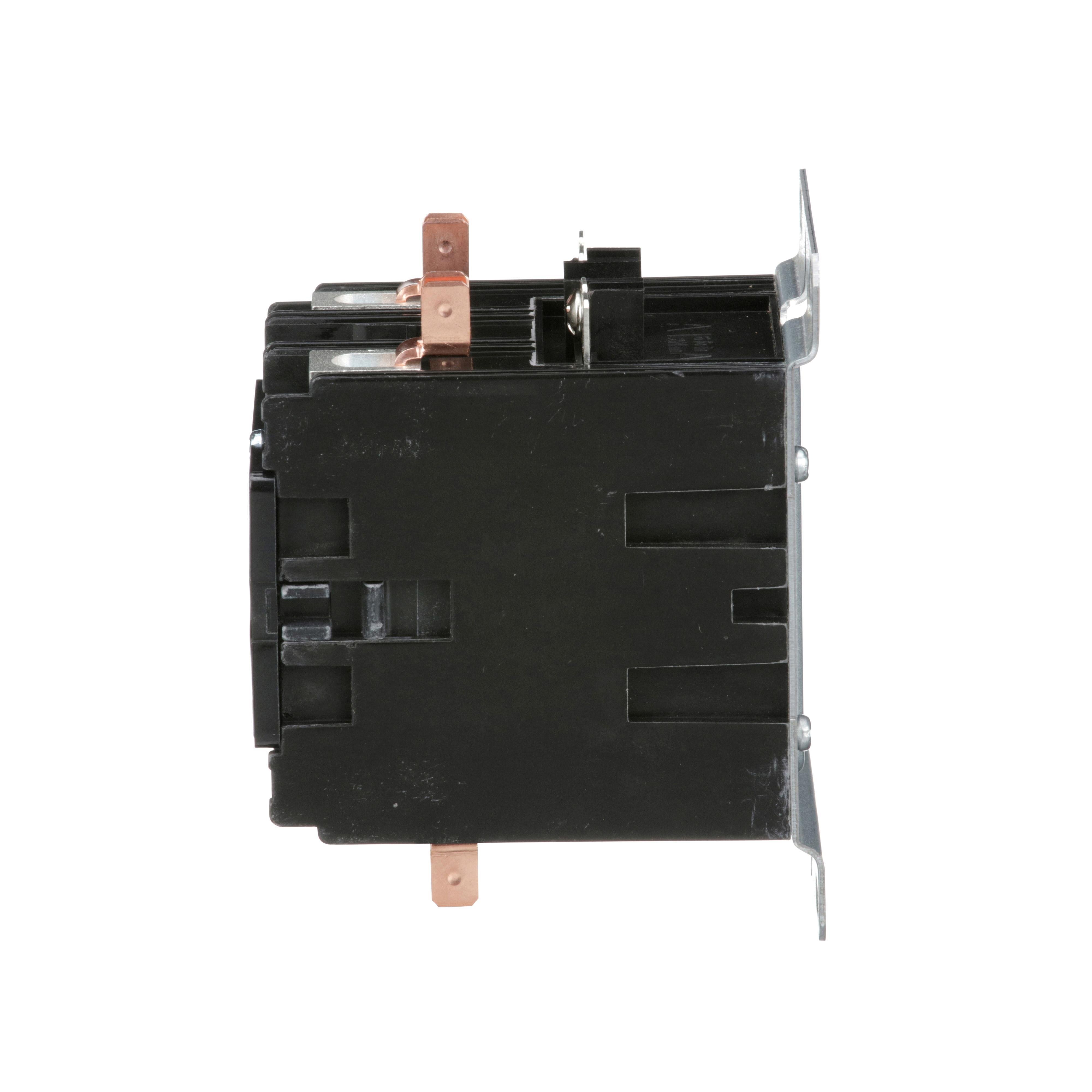 Picture of 8910DPA42V02 - Contactor, Definite Purpose, 40A, 2 pole, 7.5HP at 230VAC, 1 phase, 110/120VAC 50/60Hz coil, open