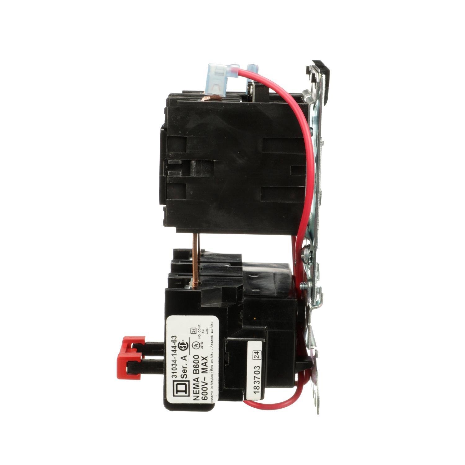 Picture of 8911DPSO33V09 - NEMA starter, Definite Purpose, 30A, 20HP at 600VAC, 3 phase, 3 pole, melting alloy, 208V to 240VAC coil, open