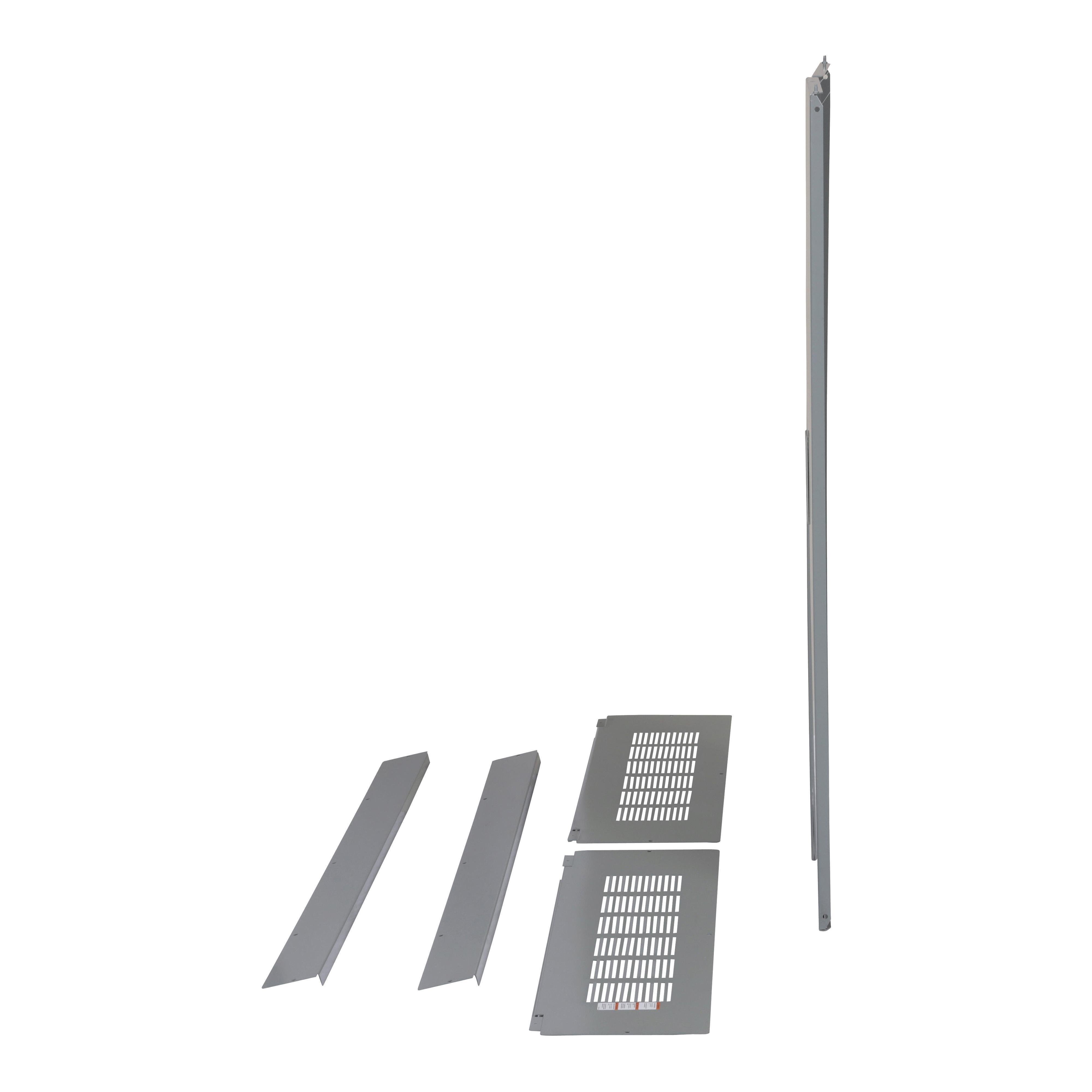 Picture of HCW86TSD - Trim front, I-Line Panelboard, HCP, surface mount, 4 pcs, w/door, 42in W x 86in H